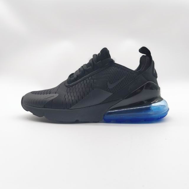 Nike Air Max 270 Men Shoes Black Blue-48